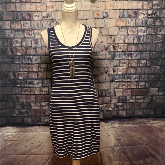 HYE PARK and LUNE SIZE 3 Rachel Dress Navy/White - Picture 2 of 8